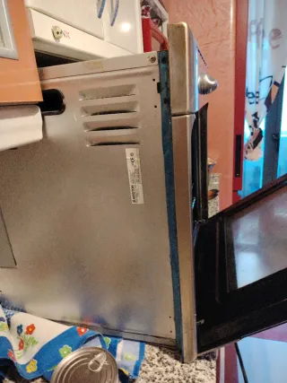 Horno de cocina acero inoxidable