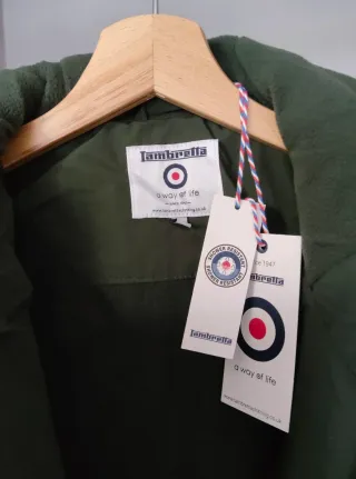 Chaqueta parka Lambretta verde