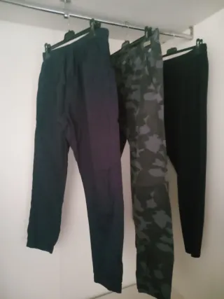 Lotto 3 pantaloni estivi uomo taglia M