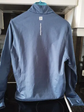 Sudadera Kalenji Run Warm Azul