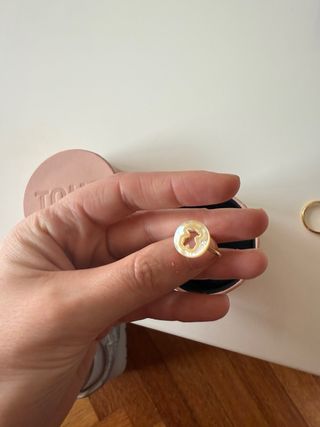 Anillo Tous Oro y Nacar Oso