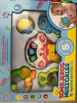 Pack Juguetes Bebé Sonajeros Musicales