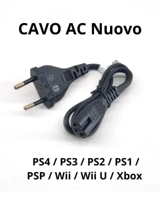Cavo AC Nuovo PS4/PS3/PS2/Xbox