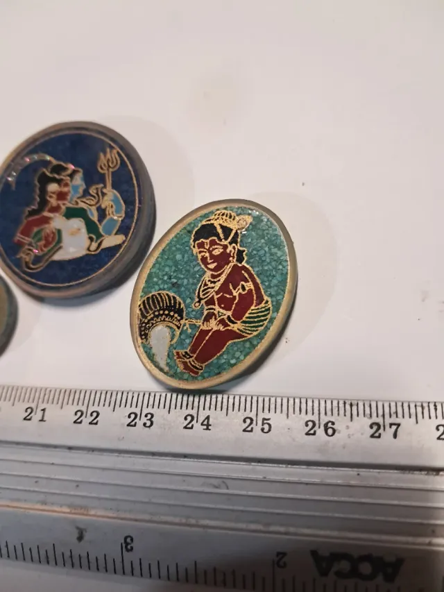 Prototipi Smaltati Figure Indù