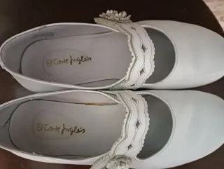 Zapatos comunión niña blancos