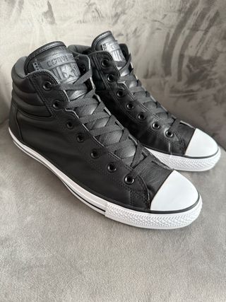 Converse All Star Botas Piel Negras Talla 46.5