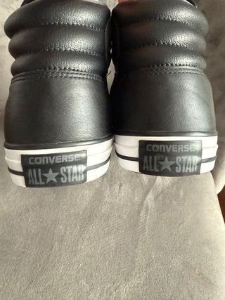 Converse All Star Botas Piel Negras Talla 46.5