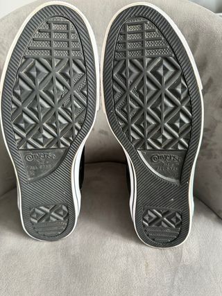 Converse All Star Botas Piel Negras Talla 46.5