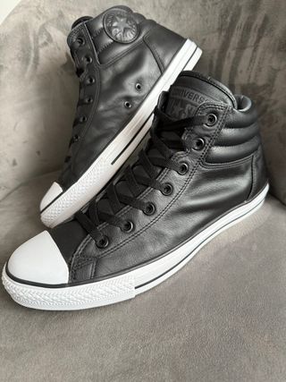 Converse All Star Botas Piel Negras Talla 46.5