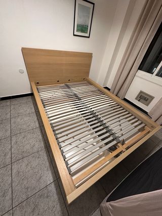 Cama 135 con cabecero y 4 cajones
