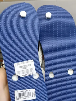 Chanclas Havaianas Azul y Blanco