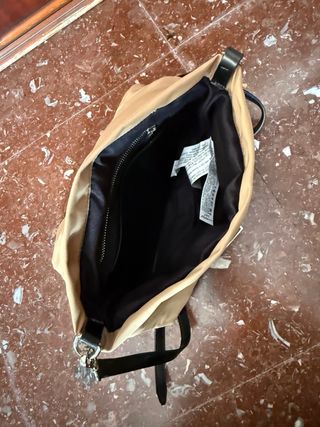 Bolso Zara Nylon Beige