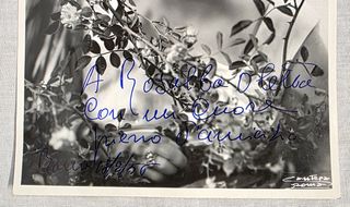 Foto autografata Eva Nova con dedica 1956