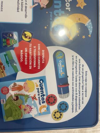 KIT PROYECTOR CUENTOS CAJA METALICA