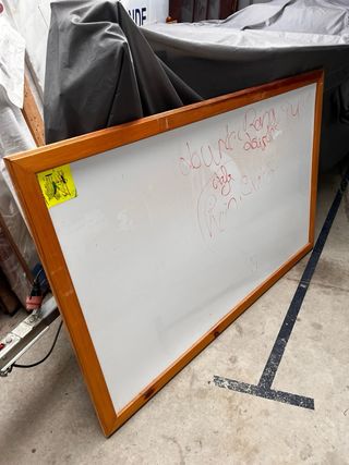 Pizarra Blanca Marco Madera