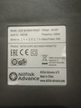 Aspiradora Nilfisk Plata