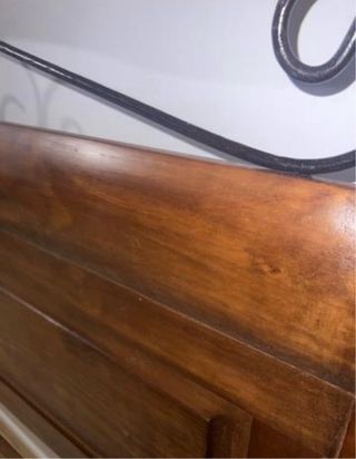 Cabecero rústico 150cm y 2 mesitas