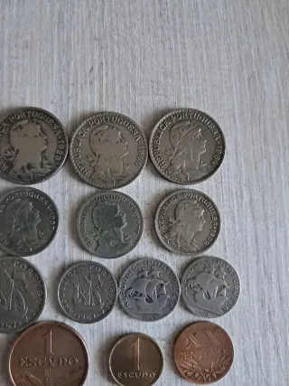 Lote de monedas de Portugal