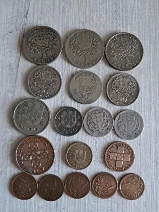 Lote de monedas de Portugal