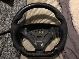 Volante Mercedes SLK R171 Carbono y Piel perforada