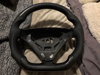 Volante Mercedes SLK R171 Carbono y Piel perforada