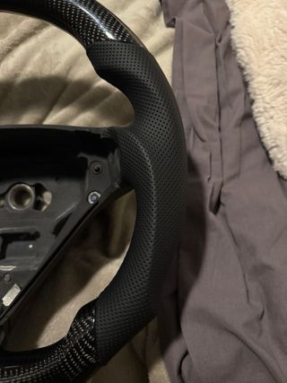 Volante Mercedes SLK R171 Carbono y Piel perforada