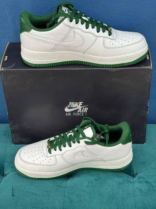Nike Air Force 1 Blancas y Verdes