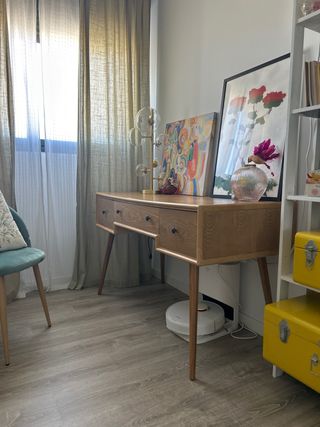 Mesa escritorio vintage madera