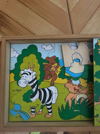 4 Puzzles Infantiles Madera