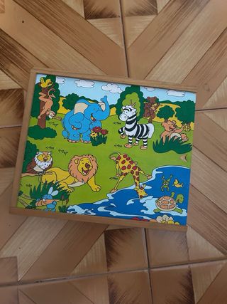 4 Puzzles Infantiles Madera