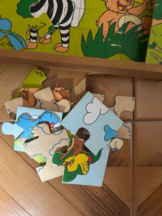 4 Puzzles Infantiles Madera