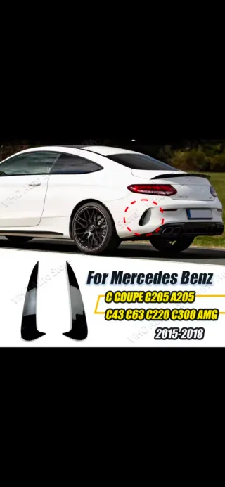 Aletines Mercedes C Coupe C205 AMG