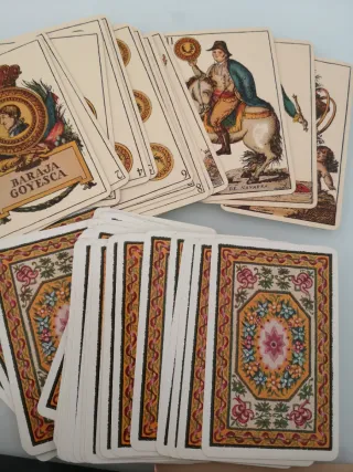 Baraja Goyesca Fournier 1815 Clemente Roxas
