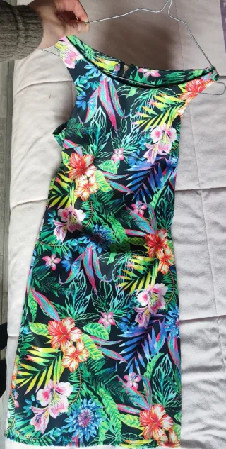 Vestito floreale multicolor