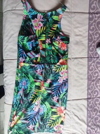 Vestito floreale multicolor