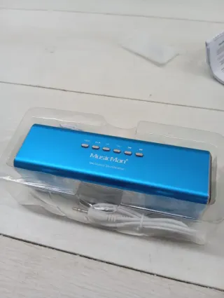 Altavoz Portátil MusicMan Azul Radio FM