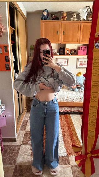 Pantalones anchos Bershka