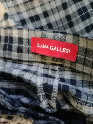 Pantaloni donna lana a quadri