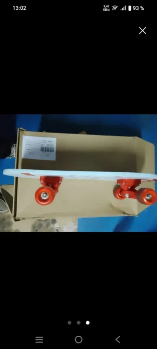 Patín infantil con dibujo de niño y perro