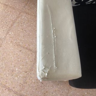 Sofá 2 plazas polipiel y tela