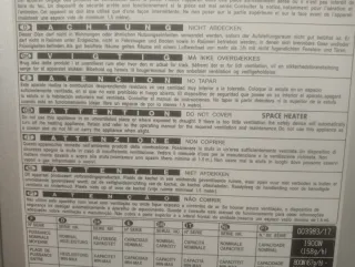 Estufa parafina Zibro Plata