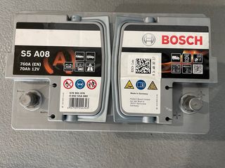 Batería Coche Start/Stop Bosch 70Ah 760A AGM