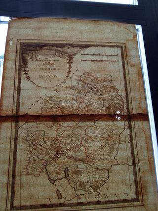 Mappa Antica Lusazia Sassonia 1796