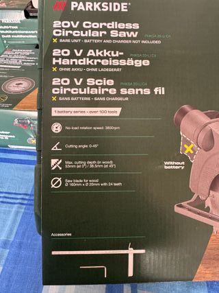 Sierra Circular PHKSA 20-Li C4 20V