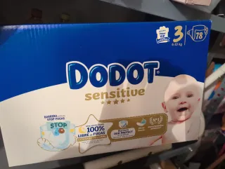 Dodot Sensitive Talla 3 (6-10 kg) - 78uds