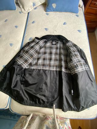 Chubasquero Gabardina Negro Talla L