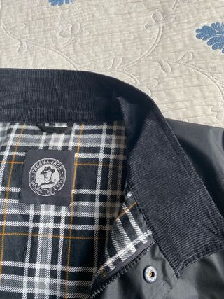 Chubasquero Gabardina Negro Talla L