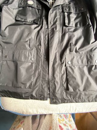 Chubasquero Gabardina Negro Talla L