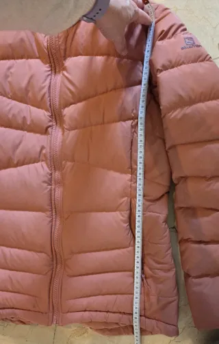 Abrigo plumas mujer Salomon rosa