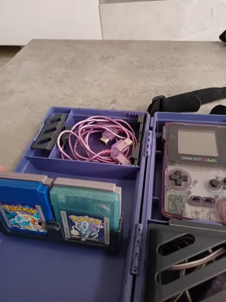Game boy color y estuche organizador original